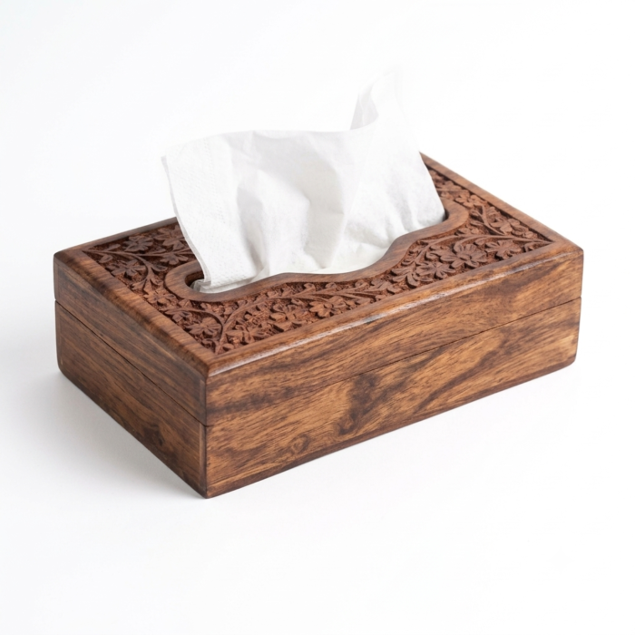 Wooden Tissue Paper Holder